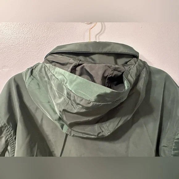 FIGS Men’s On-Shift Extremes Jacket Lightweight Hooded Windbreaker Green Medium - Picture 12 of 16